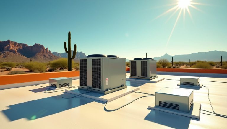 Why are air conditioners on the roof in Arizona? To maximize space, enhance performance, and keep homes cool under the desert sun.