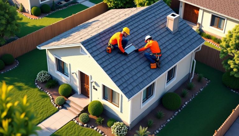 Expert small roof repair contractors at work, ensuring your home's protection and longevity.