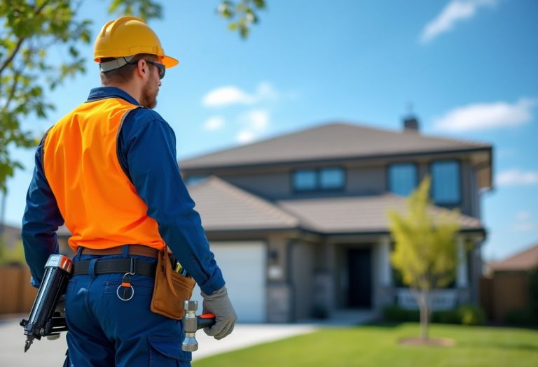 A Roofer Ready To Do Some Work