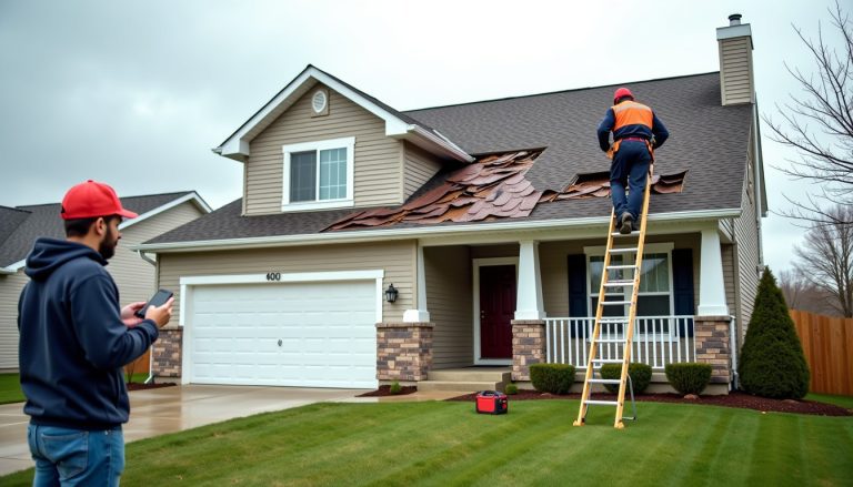 Quick response to an emergency roof repair ensures the family home stays safe and dry.